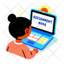 پیش‌نمایش فایل assignment-mode-13394655 از پک استیکرهای کالج و دانشگاه
