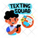 پیش‌نمایش فایل texting-squad-13394646 از پک استیکرهای کالج و دانشگاه
