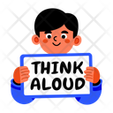 پیش‌نمایش فایل think-aloud-13394627 از پک استیکرهای کالج و دانشگاه