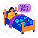 پیش‌نمایش فایل adulting-pass-13394696 از پک استیکرهای خنده‌دار و طعنه‌آمیز