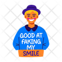 پیش‌نمایش فایل fake-smile-13394699 از پک استیکرهای خنده‌دار و طعنه‌آمیز