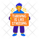 پیش‌نمایش فایل thriving-stress-13394779 از پک استیکرهای خنده‌دار و طعنه‌آمیز