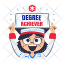 پیش‌نمایش فایل degree-achiever-13970512 از پک مجموعه استیکرهای پرستار