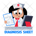 پیش‌نمایش فایل diagnosis-sheet-13970511 از پک مجموعه استیکرهای پرستار