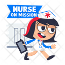 پیش‌نمایش فایل nurse-on-mission-13970504 از پک مجموعه استیکرهای پرستار