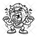 پیش‌نمایش فایل screaming-boy-14090889 از پک استیکرهای واکنش