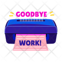 پیش‌نمایش فایل goodbye-work-14294924 از پک مجموعه استیکرهای مدرسه