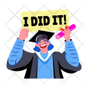 پیش‌نمایش فایل graduated-14294949 از پک مجموعه استیکرهای مدرسه