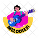 پیش‌نمایش فایل melodies-14294972 از پک مجموعه استیکرهای مدرسه