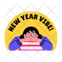 پیش‌نمایش فایل new-year-14294959 از پک مجموعه استیکرهای مدرسه