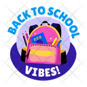 پیش‌نمایش فایل school-bag-14294943 از پک مجموعه استیکرهای مدرسه