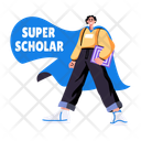 پیش‌نمایش فایل student-character-14294906 از پک مجموعه استیکرهای مدرسه