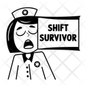 پیش‌نمایش فایل shift-survivor-14306975 از پک مجموعه استیکرهای پرستار