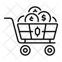 پیش‌نمایش فایل coin-cart-14390411 از پک پول و مالیات