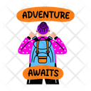 پیش‌نمایش فایل backpacker-14417865 از پک مجموعه استیکرهای باحال
