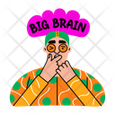 پیش‌نمایش فایل big-brain-14417850 از پک مجموعه استیکرهای باحال
