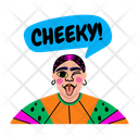 پیش‌نمایش فایل cheeky-14417831 از پک مجموعه استیکرهای باحال
