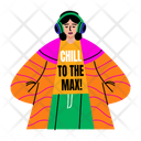 پیش‌نمایش فایل chill-girl-14417811 از پک مجموعه استیکرهای باحال