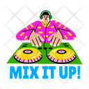 پیش‌نمایش فایل dj-music-14417835 از پک مجموعه استیکرهای باحال