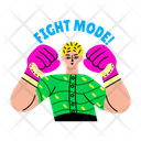 پیش‌نمایش فایل fight-mode-14417829 از پک مجموعه استیکرهای باحال