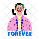 پیش‌نمایش فایل giggling-14417860 از پک مجموعه استیکرهای باحال