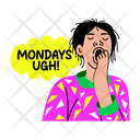 پیش‌نمایش فایل monday-vibe-14417854 از پک مجموعه استیکرهای باحال