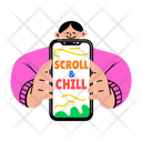 پیش‌نمایش فایل scrolling-14417830 از پک مجموعه استیکرهای باحال