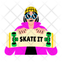 پیش‌نمایش فایل skateboard-14417825 از پک مجموعه استیکرهای باحال