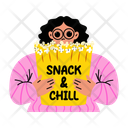 پیش‌نمایش فایل snack-chill-14417817 از پک مجموعه استیکرهای باحال