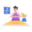 پیش‌نمایش فایل boy-doing-yoga-practice-8855288 از پک تناسب اندام