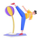 پیش‌نمایش فایل man-doing-hurbo-boxing-8855284 از پک تناسب اندام