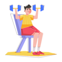 پیش‌نمایش فایل man-doing-muscle-exercise-8855276 از پک تناسب اندام