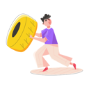 پیش‌نمایش فایل man-doing-tire-exercise-8855263 از پک تناسب اندام