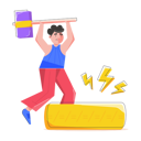 پیش‌نمایش فایل man-doing-tire-workout-8855268 از پک تناسب اندام