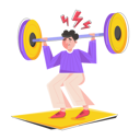 پیش‌نمایش فایل man-doing-weightlifting-8855260 از پک تناسب اندام