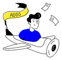 پیش‌نمایش فایل plane-advertising-8856444 از پک بازاریابی و سئو