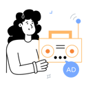 پیش‌نمایش فایل radio-advertisement-8855900 از پک تبلیغات