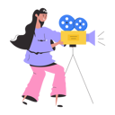 پیش‌نمایش فایل female-cinematographer-making-movie-8856147 از پک افراد