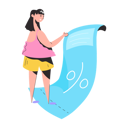 پیش‌نمایش فایل female-customer-getting-discount-voucher-8856075 از پک افراد