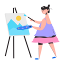 پیش‌نمایش فایل female-painter-doing-painting-8856127 از پک افراد