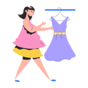 پیش‌نمایش فایل girl-buying-dress-8856097 از پک افراد