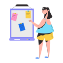 پیش‌نمایش فایل girl-making-task-on-task-board-8856200 از پک افراد