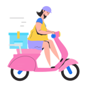 پیش‌نمایش فایل girl-provide-bike-delivery-8856139 از پک افراد