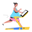 پیش‌نمایش فایل girl-running-on-treadmill-8856183 از پک افراد