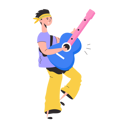 پیش‌نمایش فایل male-guitarist-playing-guitar-8856138 از پک افراد