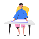 پیش‌نمایش فایل male-student-in-classroom-8856169 از پک افراد