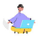 پیش‌نمایش فایل man-doing-distance-working-8856168 از پک افراد