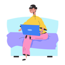 پیش‌نمایش فایل man-doing-work-from-home-8856175 از پک افراد