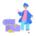 پیش‌نمایش فایل pirate-looking-at-treasure-8856132 از پک افراد