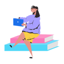 پیش‌نمایش فایل young-girl-doing-online-study-8856167 از پک افراد